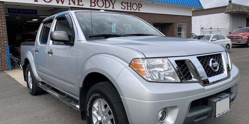 2014 Nissan Frontier PRO-4x right side damage repair
